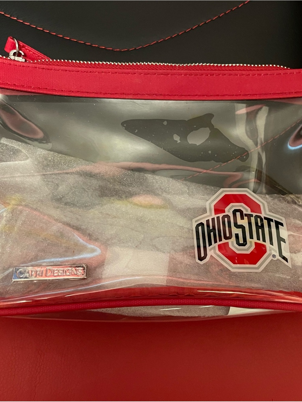 Clear Ohio State Crossbody Bag NWT